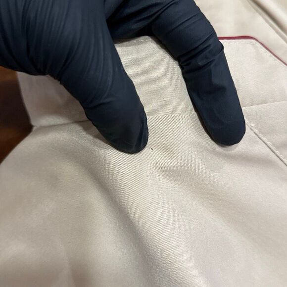 Misty Valley Vintage Tan Trench Rain Coat Women’s 11 / 12 - Picture 6 of 10